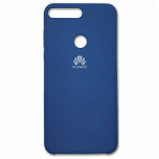 Чехол-накладка  Huawei Y9 (2018) Silicone Cover Blue
