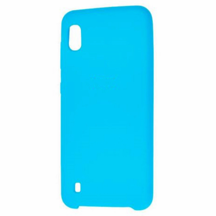 Чехол Galaxy A10 Silicone Cover Light Blue Blue (Голубой)