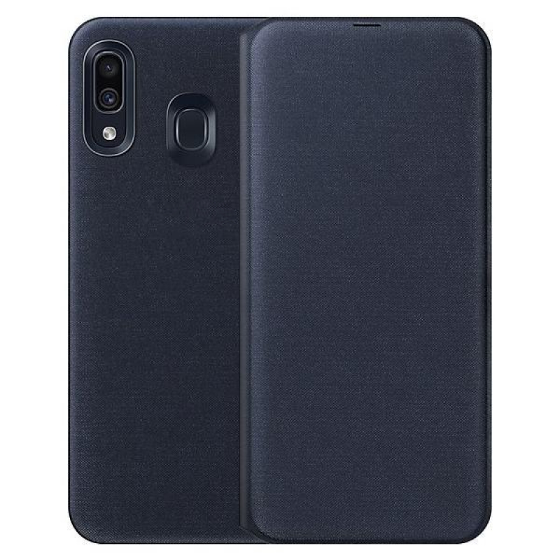 Чехол Galaxy A30 Wallet Cover Black Black (Черный)