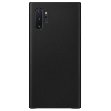 Чехол-накладка Galaxy Note 10 Plus Leather Cover Black