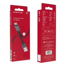 Кабель USB - Lightning / Borofone BU7 / 1M / Черный