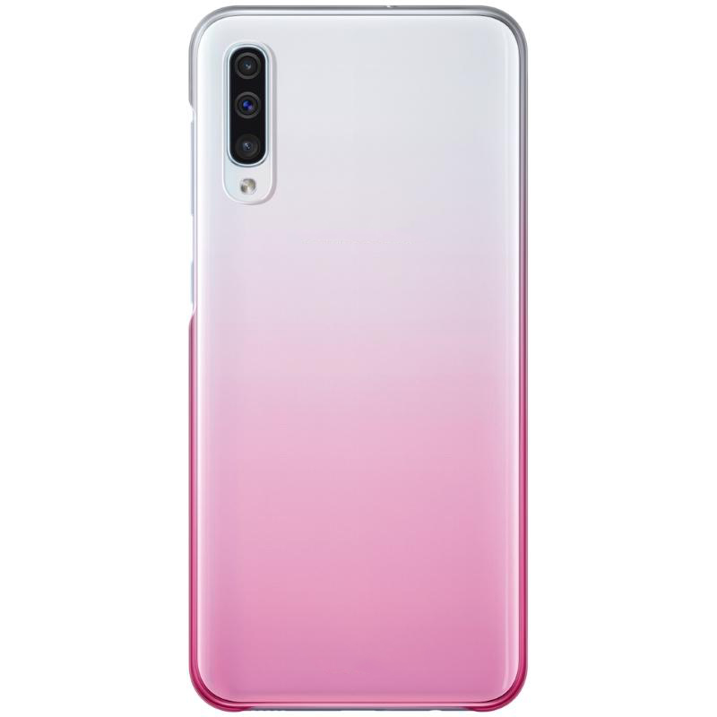 Чехол Galaxy A50 Gradation Cover Pink Pink (Розовый)
