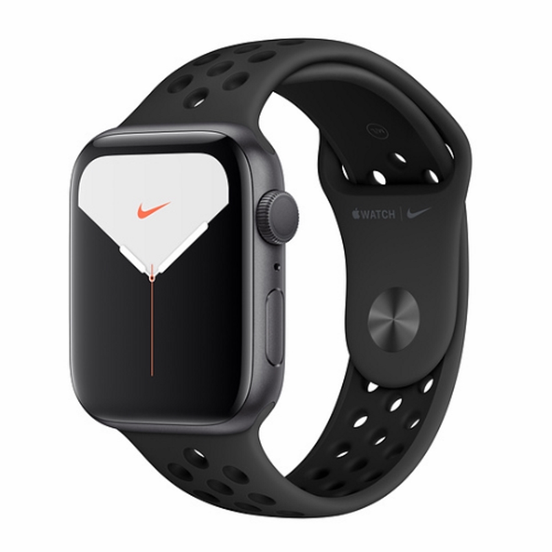 Apple Watch S5 NIKE 44mm Space Gray Aluminum Case / Black Sport Band