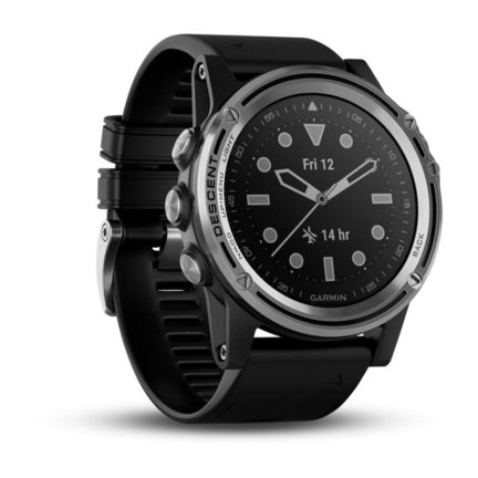 Умные Часы Garmin Descent Mk1 Sapphire Silver with Black Band