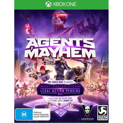 Игра Agents of Mayhem STEELBOOK ИЗДАНИЕ (Xbox One)
