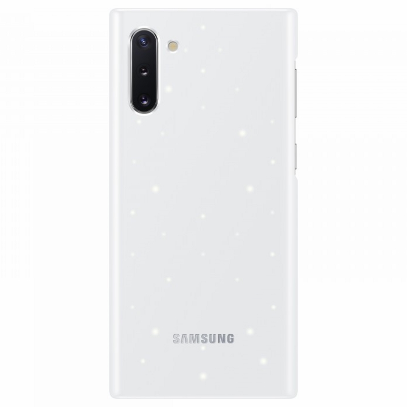 Чехол Galaxy Note 10 Plus LED Back Cover White White (Белый)