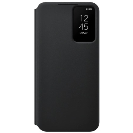 Чехол-Книга Galaxy S22 Smart Clear View Cover Black (Оригинал) Black (Черный)