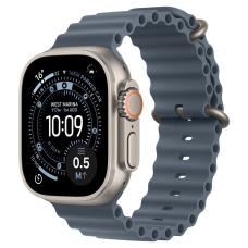 Apple Watch Ultra 3 (2025) 49mm Titanium Case / Anchor Blue Ocean Band