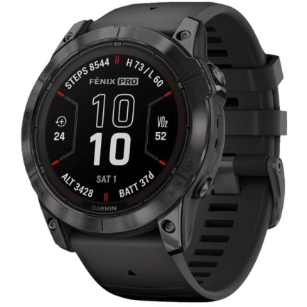 Garmin Fenix 7X Pro Sapphire Solar Carbon Gray DLC Titanium / Black Band