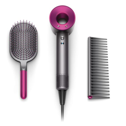 Фен Dyson Supersonic HD03 Фуксия с 2 фирменными расческами