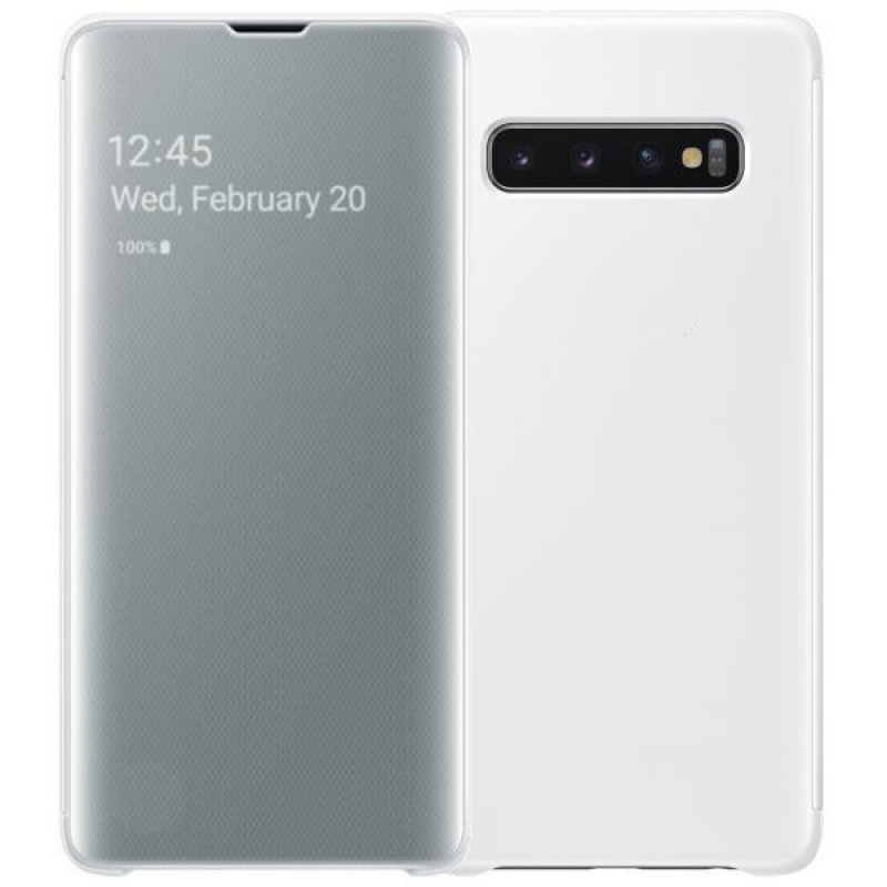 Чехол Galaxy S10 Clear View Cover White
