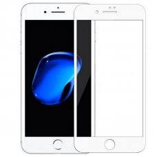 Защитное стекло 3D для iPhone 7/8 Plus Белое (Тех.Упаковка)