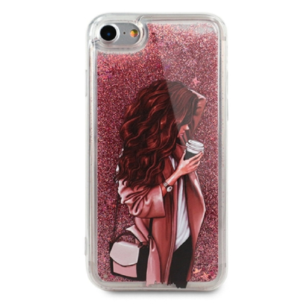 Чехол iPhone 7/8/SE Life Style Girl with coffee