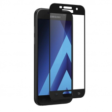 Защитное стекло 3D для Samsung Galaxy A7 (2017) Черное (Тех.Упаковка)
