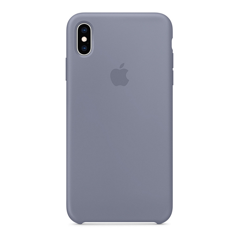 Чехол iPhone X/XS Silicone Case Lavender gray