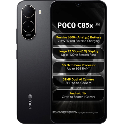 Xiaomi Poco C85x 4/128GB Black (Global)