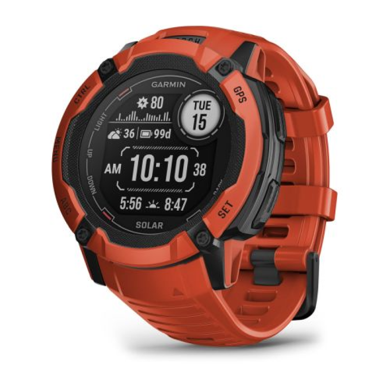 Garmin Instinct 2X Solar Flame Red