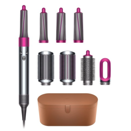 Стайлер Dyson Airwrap HS01 Complete Nickel/Fuchsia (Никель/Фуксия) для разных типов волос с дорожным чехлом