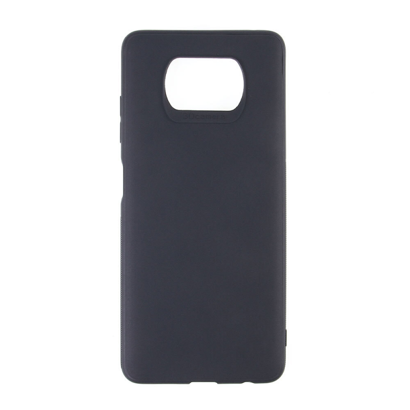 Чехол Xiaomi Rock Poco X3 Silicone Black Black (Черный)