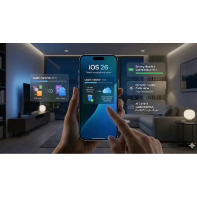 iPhone на iOS 26: настройка «под себя» за один вечер — перенос без мусора, батарея, дисплей и камера